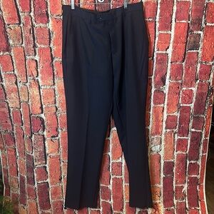 Vitto Italy Men’s Dress Pants Career Dark Navy Siz 46 S Wool Blend MSRP $189 NWT